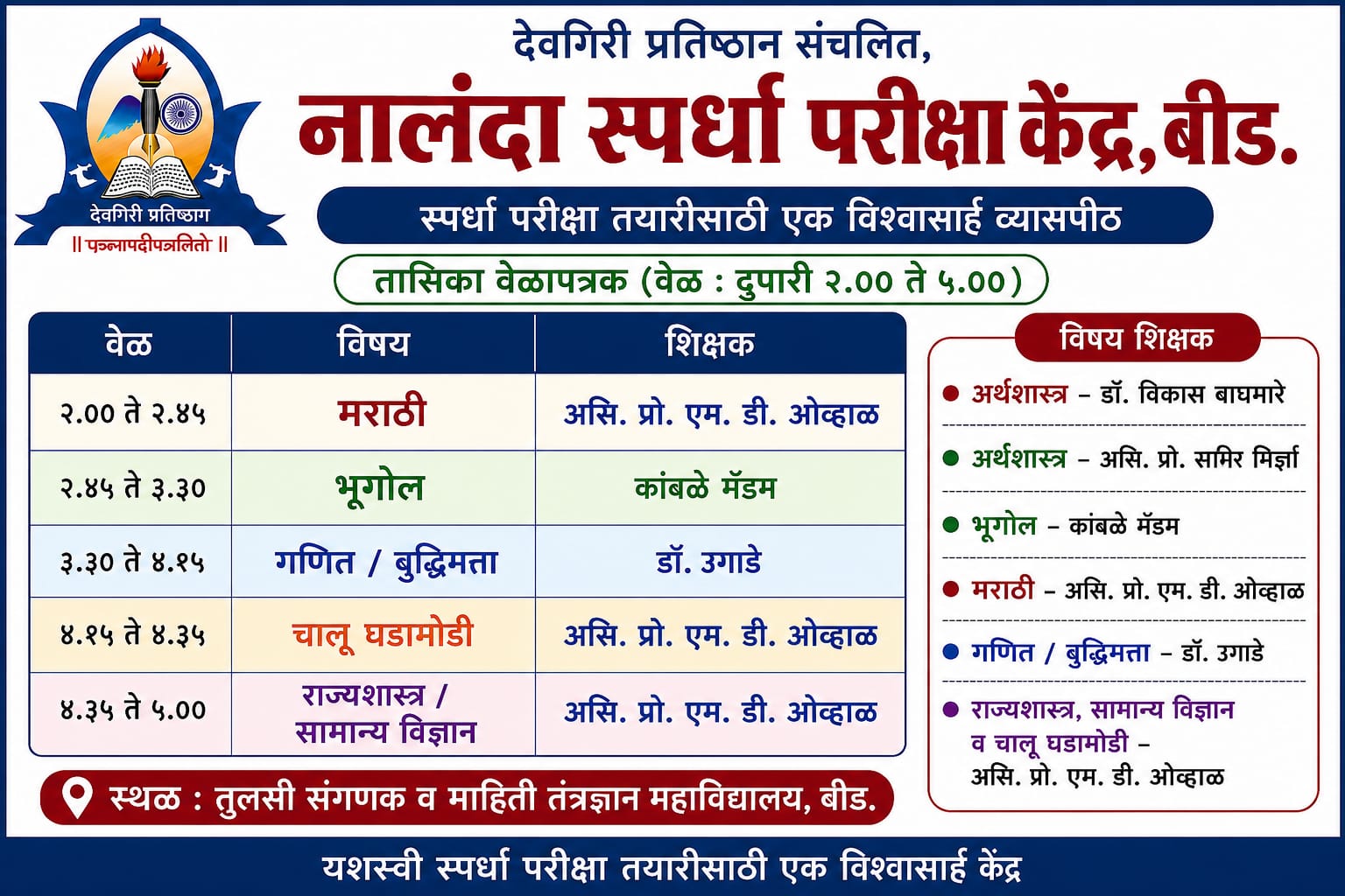 Nalanda Competitive Examination Center